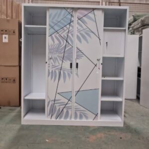 Sliding Door Steel Wardrobe